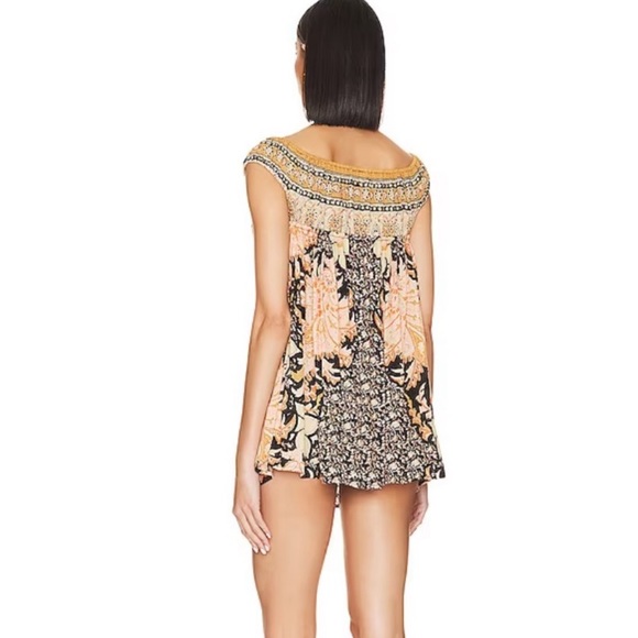 (A8) NEW Free People NWT Bali Mariposa Slip Dress in Black Combo, Size XS, NWOT - Picture 6 of 16